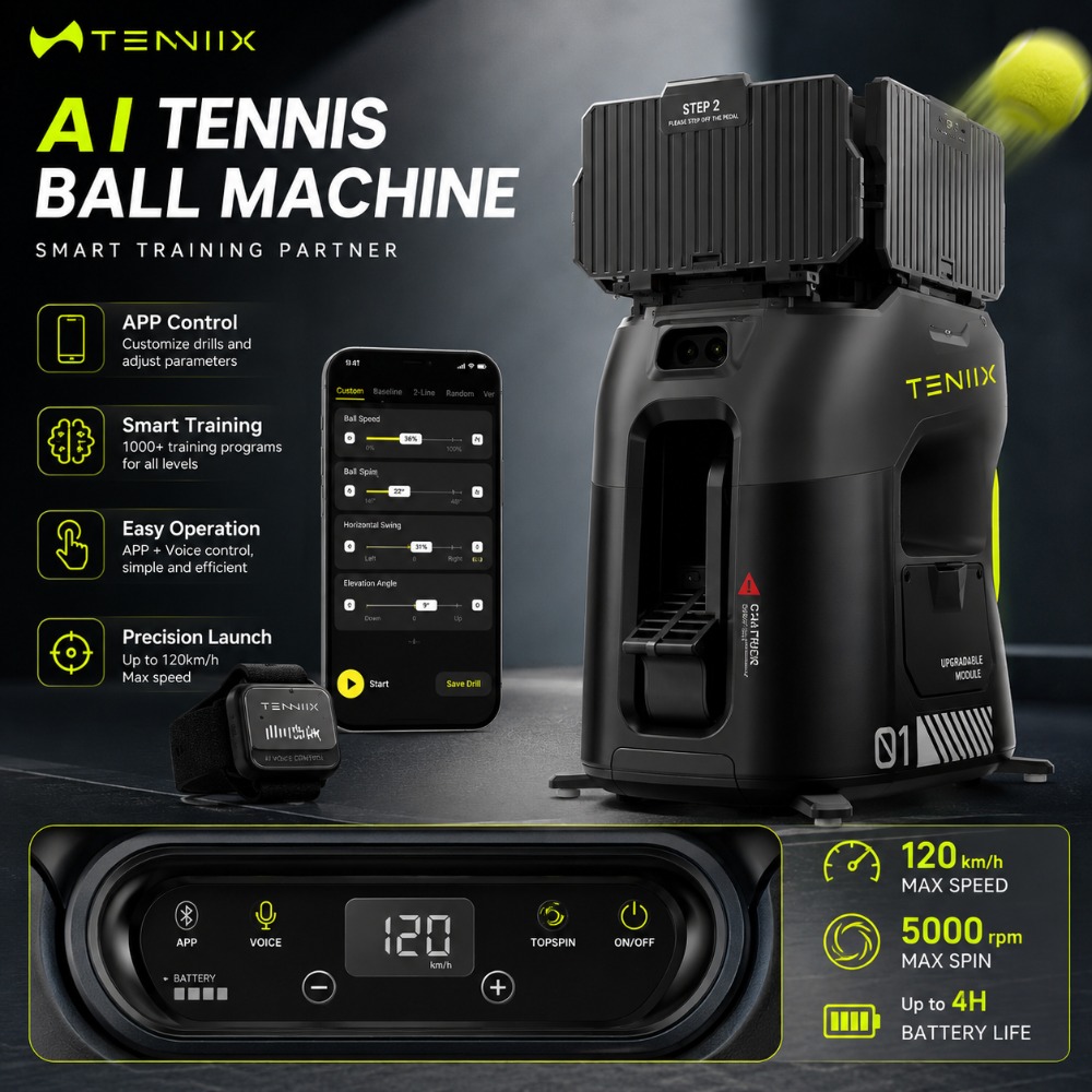 Maszyna do tenisa AI, intelige – Badminton In English recenzja i cena